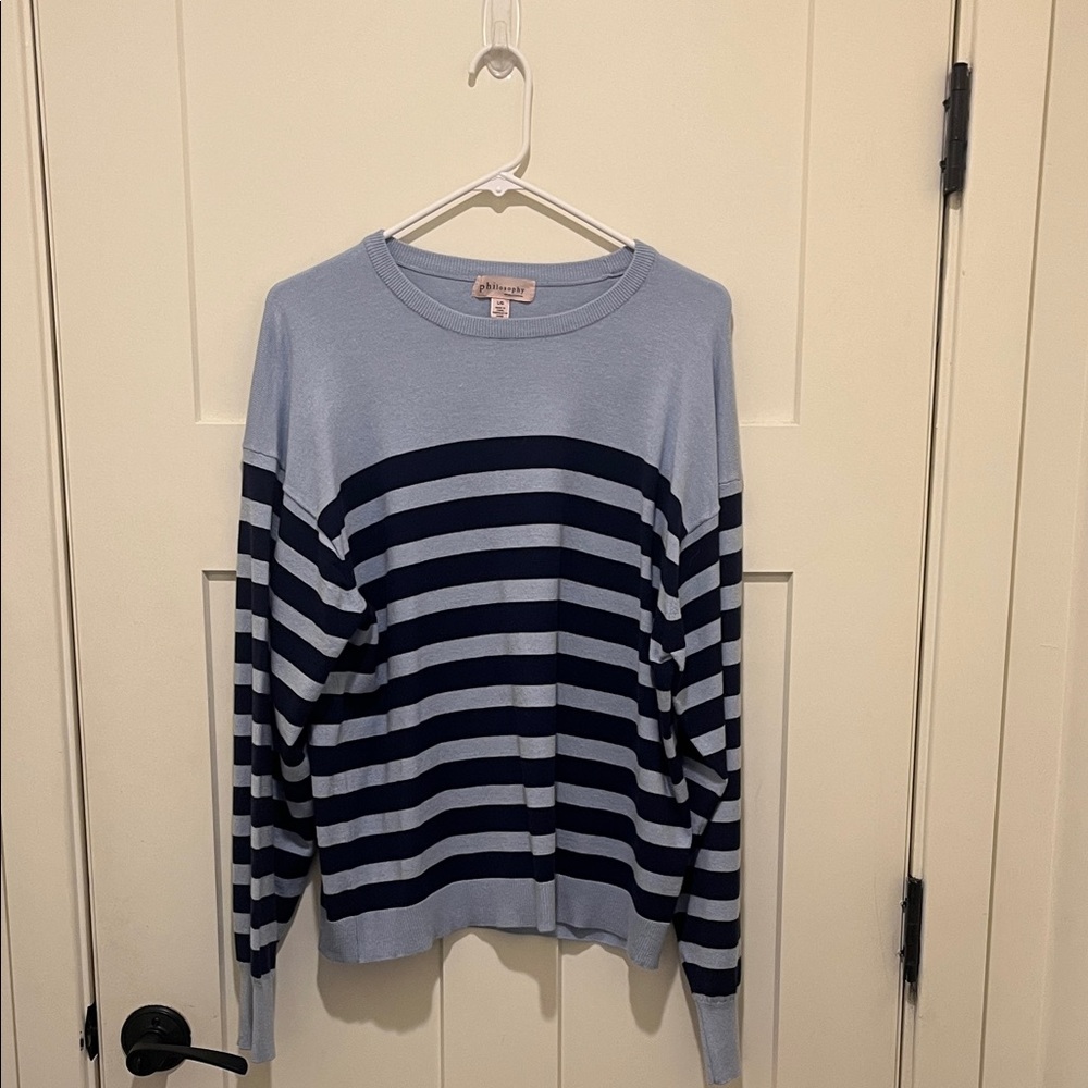 Philosophy Light Blue Knit Top